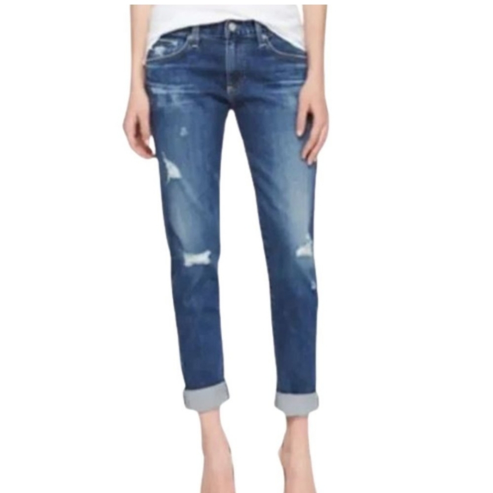 AG Adriano Goldschmied The NIKKI Crop Relaxed Skinny Jeans